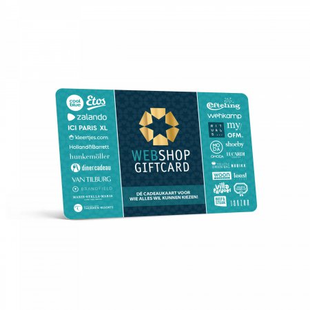 Webshop Giftcard 15 euro