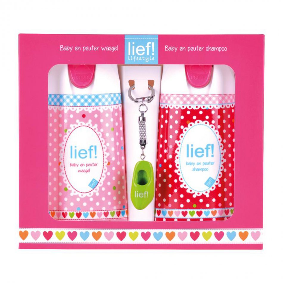 LIEF! BABY SHAMPOO & DOUCHEGEL CADEAUSET GIRL