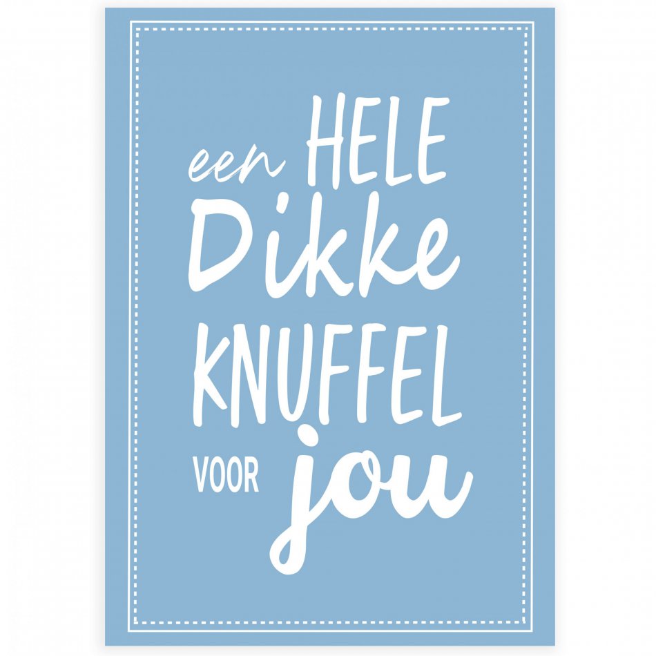 Beterschap Een hele dikke knuffel