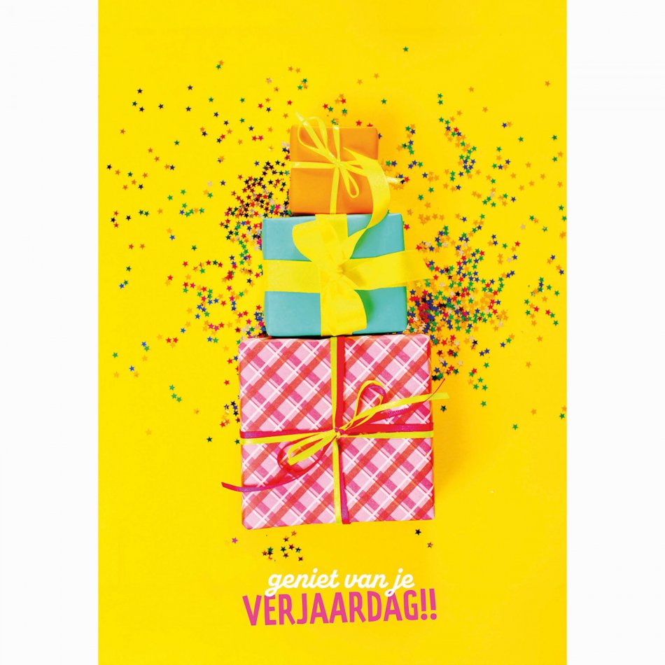 Verjaardag Geniet van je verjaardag