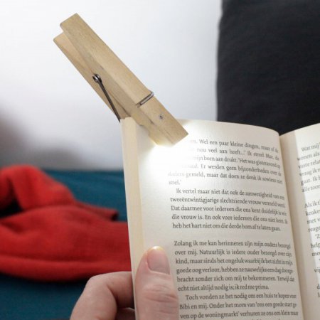 Booklight Clothespin