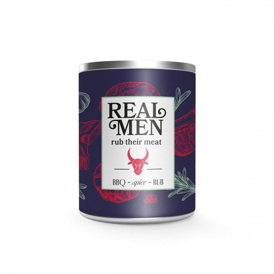 Real men rub their meat - BBQ-Spice-RUB