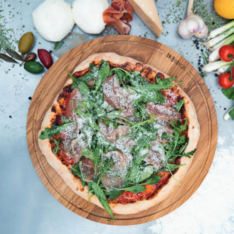 Pizzaplank Friends L - D34 cm