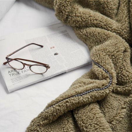 Maine GRS recycled polyester dubbellaags deken