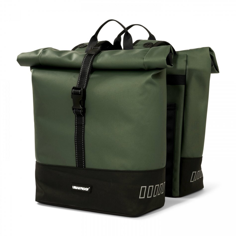 Double Rolltop Bag 38 L - Green