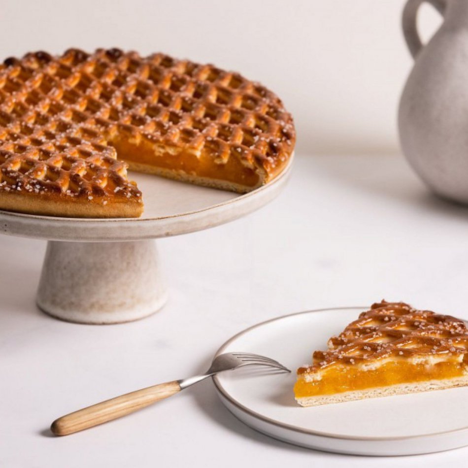Abrikozen vlaai 10 personen