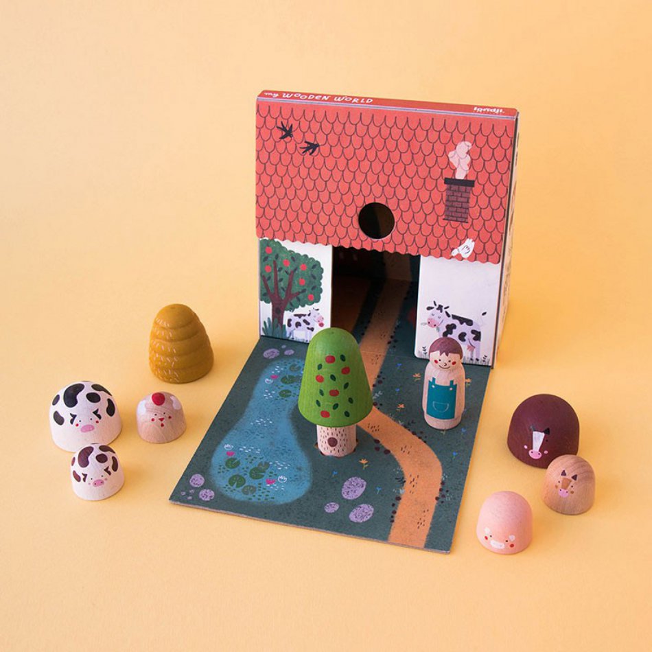 Wooden Toys - My wooden world farm