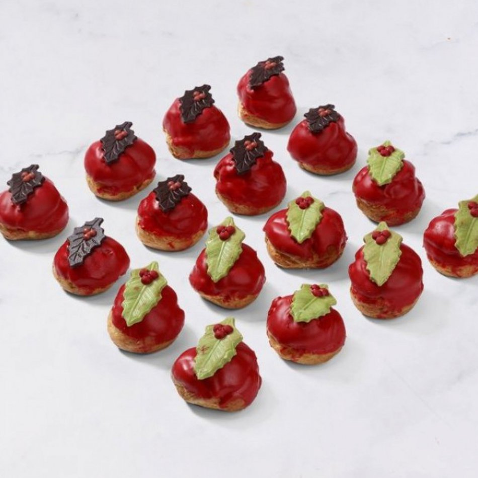 Mini Kerst Soesjes 16 stuks