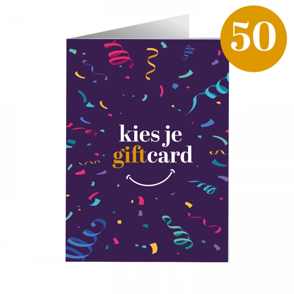 Kies je Giftcard 50 euro