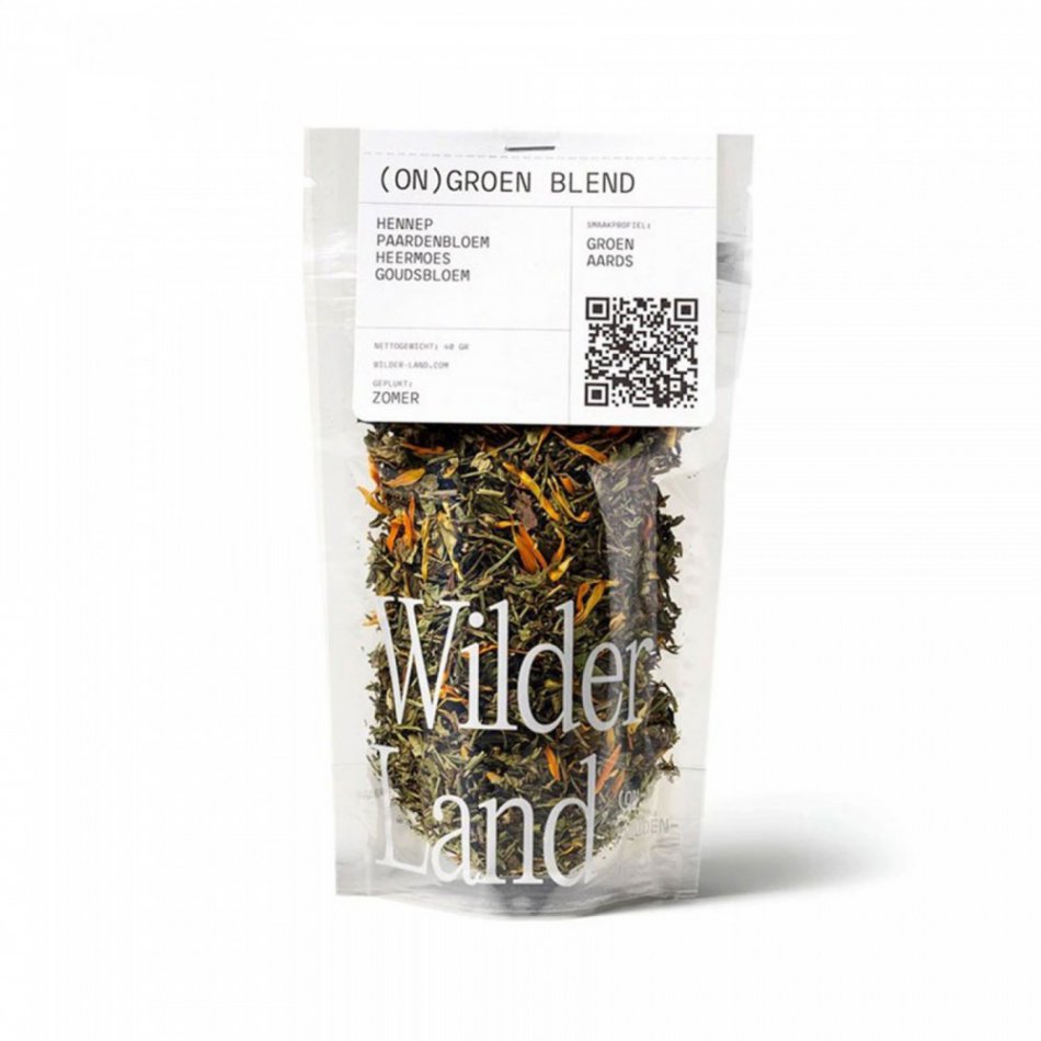 Wilder Land (On)kruidenthee - (On)groen Blend 40 gram
