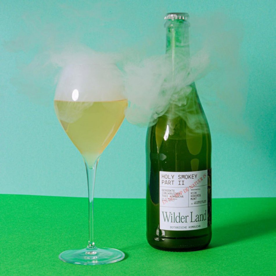 Wilder Land Kombucha 75 CL - Holy smokey part II