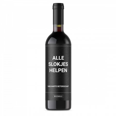 Alle slokjes Helpen.. Beterschap!