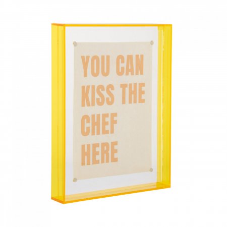 Photo Frame Kiss The Chef