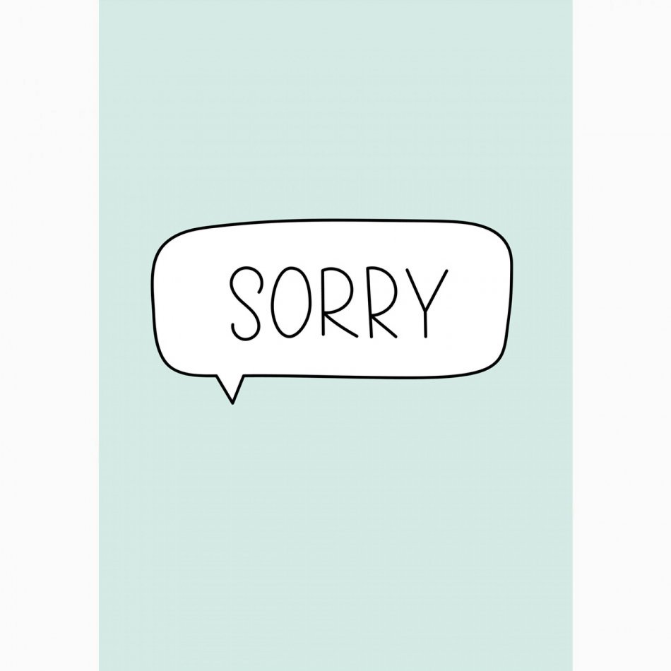 Overig Sorry 1