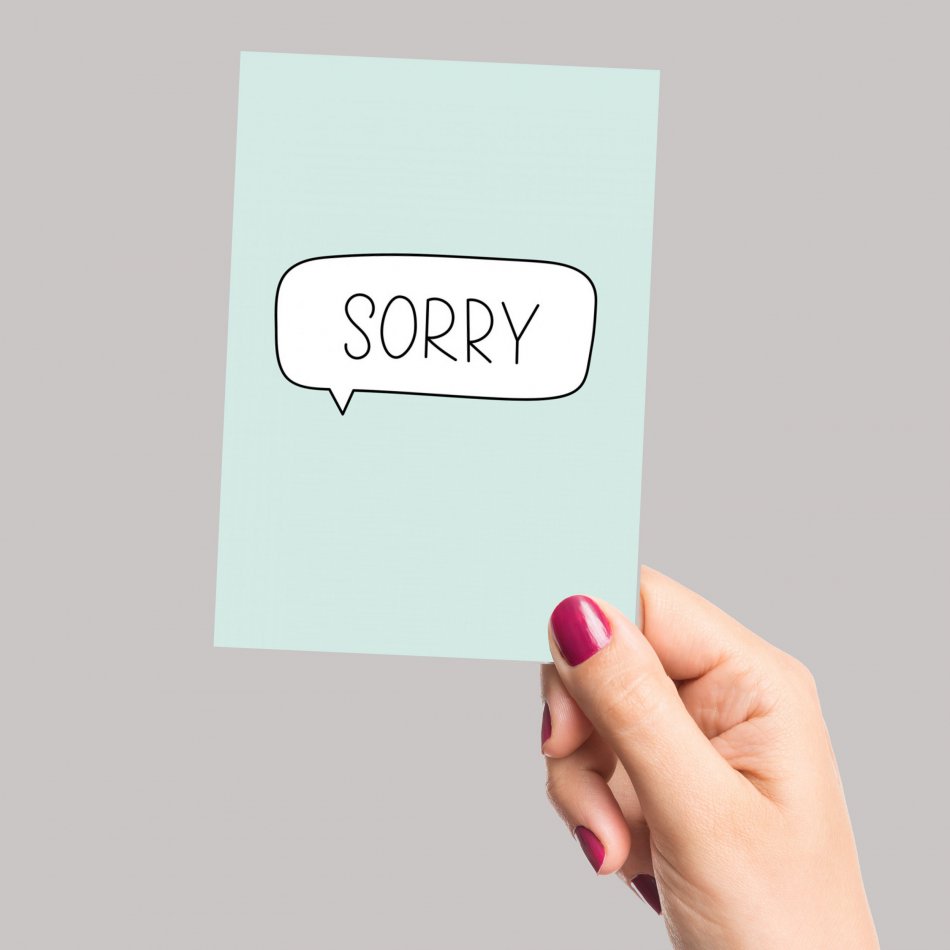 Overig Sorry 1
