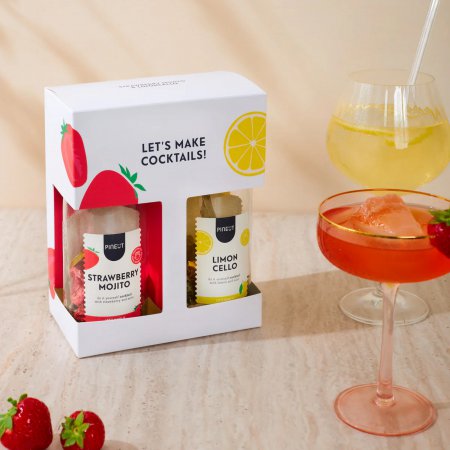 Pineut Cocktail giftpack Strawberry Mojito & Limoncello