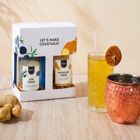 Pineut Cocktail giftpack Gin Tonic & Moscow Mule