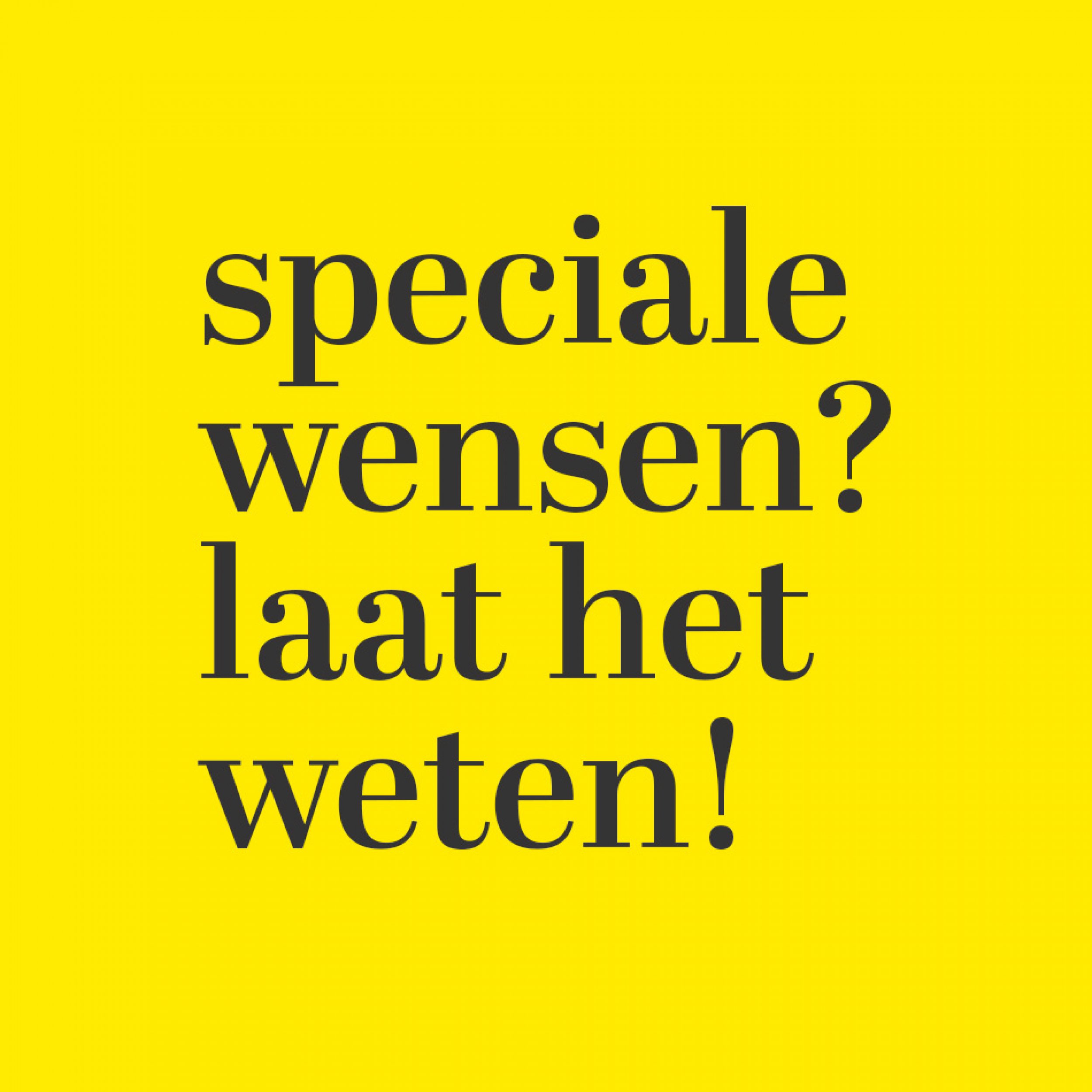 Speciale wensen