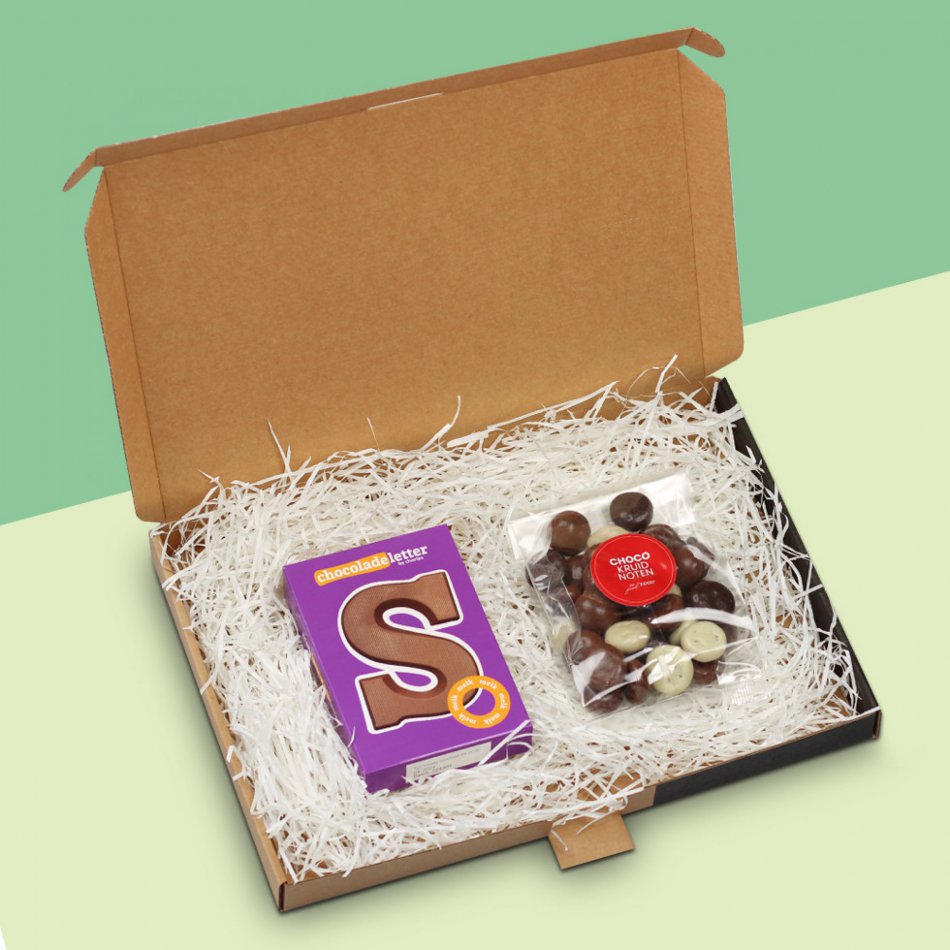 Chocoladeletter S - 80g & Kruidnoten