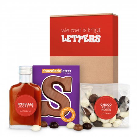Chocoladeletter S - 80g & Kruidnoten + Likorette