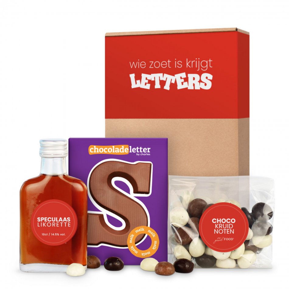 Chocoladeletter S - 80g & Kruidnoten + Likorette