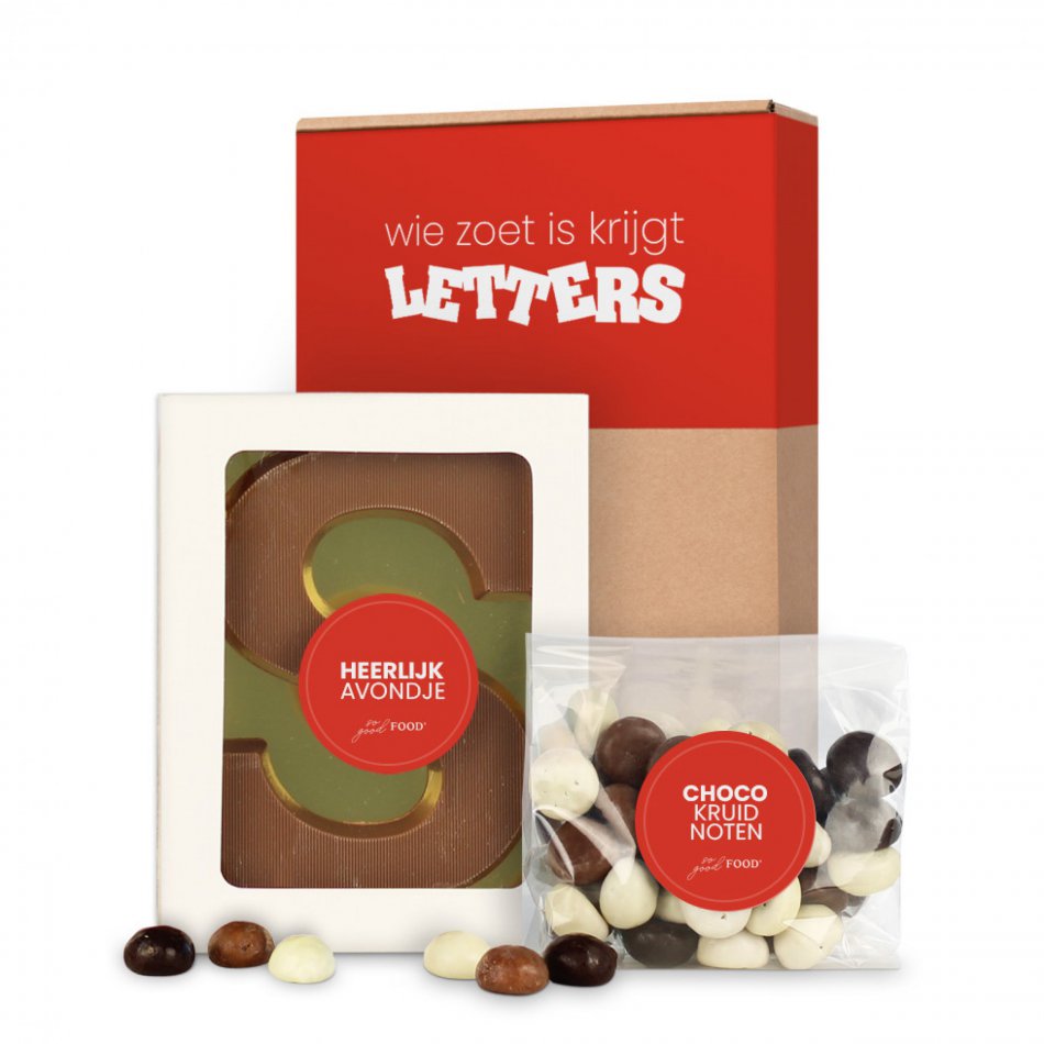 Chocoladeletter S - 135 gram Melk - Chocolade Kruidnoten