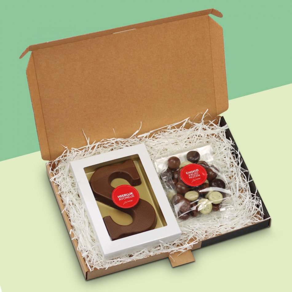 Chocoladeletter S - 135 gram Melk - Chocolade Kruidnoten